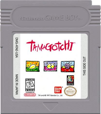 Tamagotchi Game Boy virtual pet simulation video game cartridge