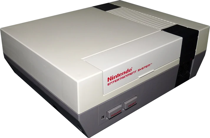 Nintendo Entertainment System NES console for retro gaming Classic Nintendo NES home video game system for collectors vintage gaming Nintendo fans retro video games and classic gaming enthusiasts