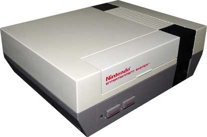Nintendo Entertainment System NES console for retro gaming Classic Nintendo NES home video game system for collectors vintage gaming Nintendo fans retro video games and classic gaming enthusiasts