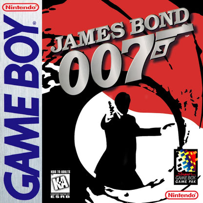 James Bond 007 Nintendo Game Boy GB for retro video game enthusiasts featuring action adventure gameplay espionage missions puzzle solving turn based inspired combat gadget based exploration classic handheld gaming and collectible gaming appeal cover art