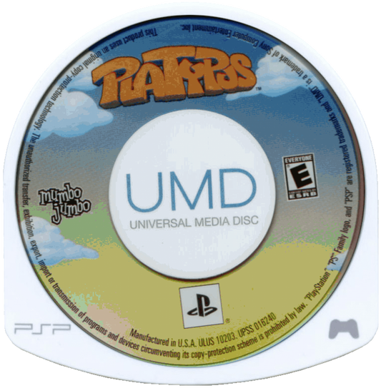 Platypus PlayStation Portable PSP inspired design featuring claymation style shoot em up gameplay aesthetic colorful handcrafted visuals side scrolling aerial combat whimsical enemy encounters arcade action challenges and portable retro gaming presentation UMD