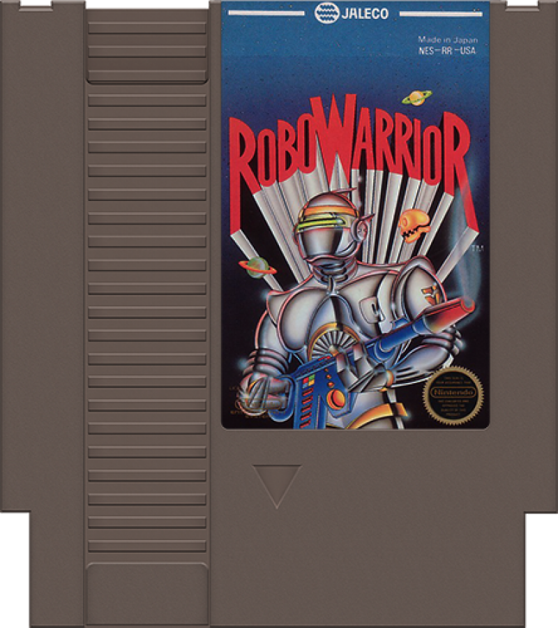 Robo Warrior cartridge for Nintendo Entertainment System (NES) retro video game