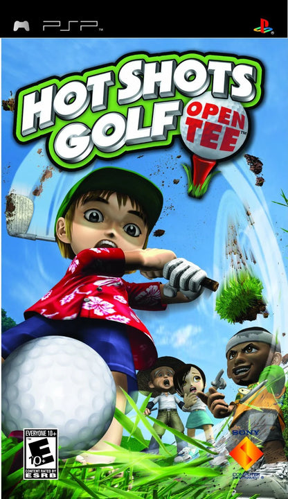 Hot Shots Golf Open Tee cover art for PlayStation Portable PSP video game