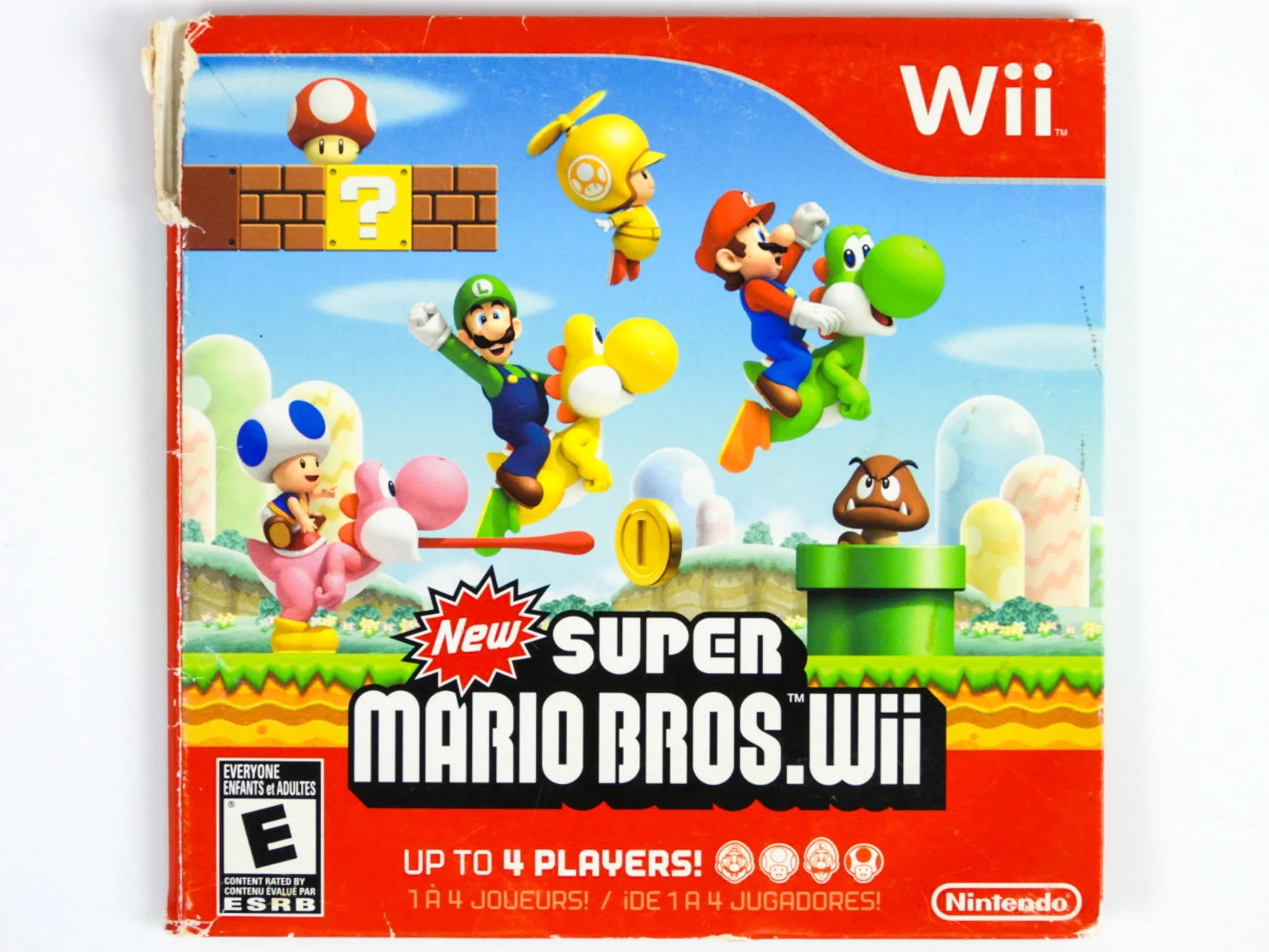 New Super Mario Bros Not For Resale cover art for Nintendo Wii (Wii) video game