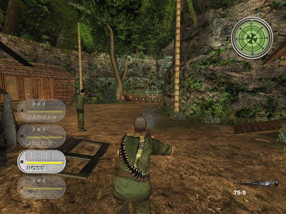 Conflict Vietnam PlayStation 2 PS2 for tactical military shooter video game fans featuring squad based combat Vietnam War missions realistic weapons strategic team commands cooperative gameplay intense firefights historical military action immersive campaign collectible gaming appeal gameplay
