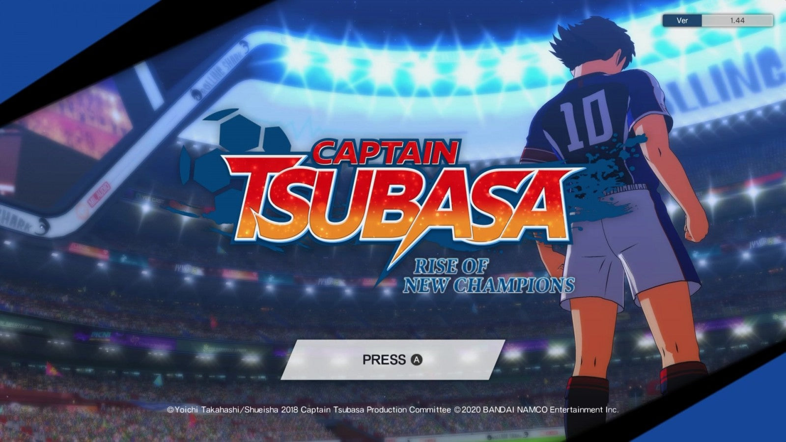 Captain Tsubasa: Rise of New Champions - Nintendo Switch title screen HD image