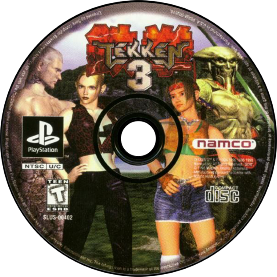 Tekken 3 Greatest Hits PlayStation PS1 for fighting video game fans featuring iconic Tekken characters 3D arena combat martial arts battles powerful combos special moves arcade mode versus matches and classic PlayStation PS1 gameplay collectible retro gaming appeal game disc