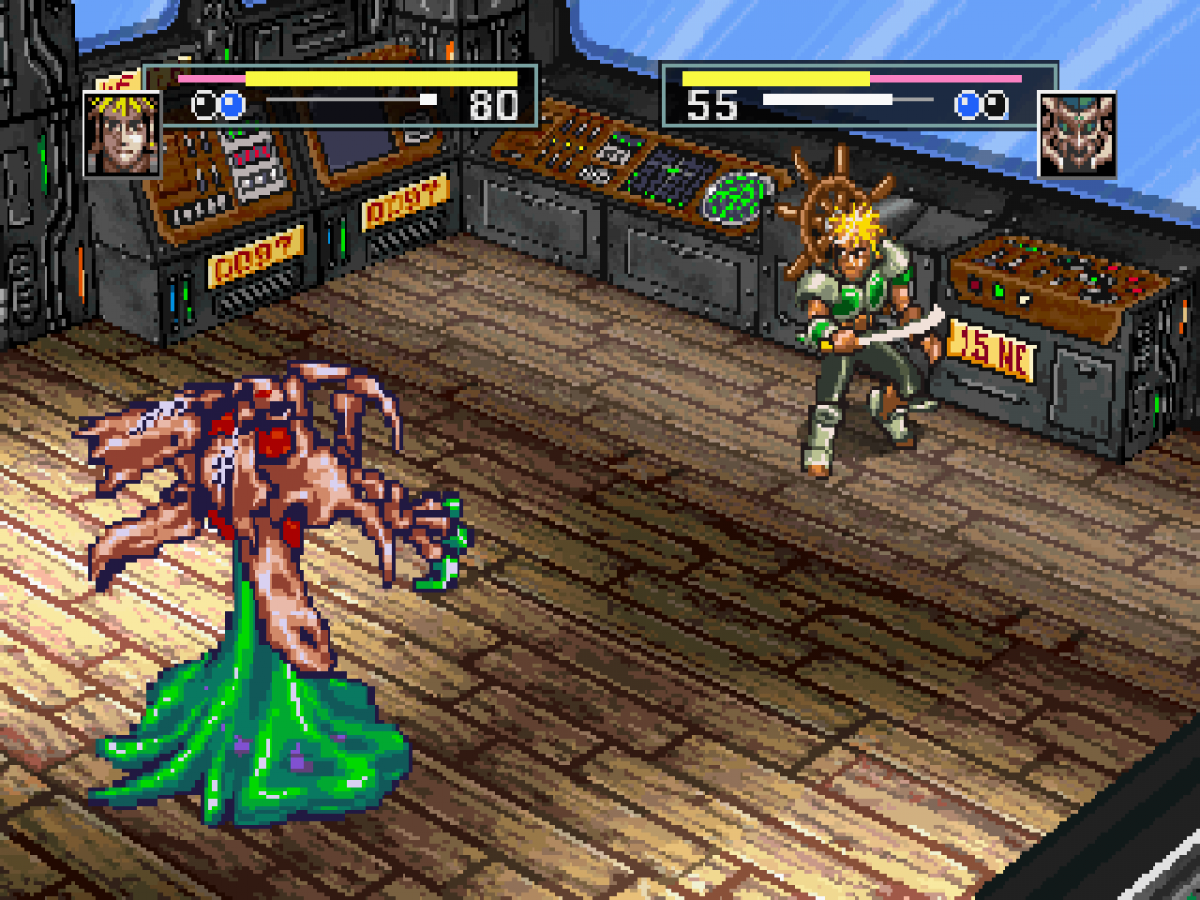 Dark Savior Sega Saturn action RPG isometric adventure game branching storylines fantasy combat puzzle solving platforming Climax Entertainment spiritual successor to Landstalker retro gaming Sega Saturn software video game title gameplay