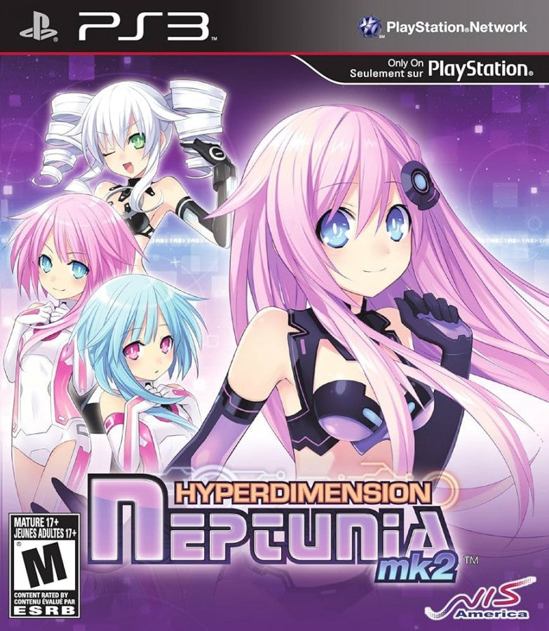Hyperdimension Neptunia MK2 cover art for PlayStation 3 (PS3) video game