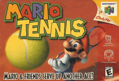 Mario Tennis cover art for Nintendo 64 (N64) video game