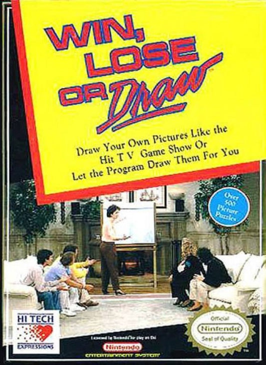 Win, Lose Or Draw cover art for Nintendo Entertainment System (NES) video game