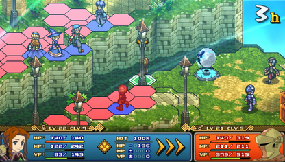 Wild Arms XF – gameplay for PlayStation Portable (PSP) tactical role-playing game