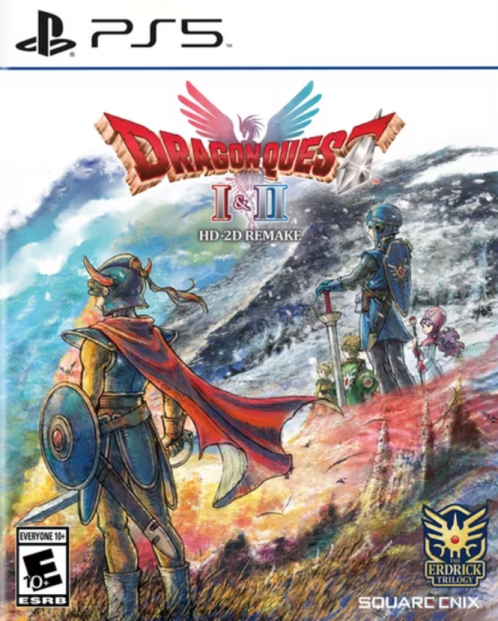 Dragon Quest I & II HD-2D Remake – PlayStation 5 (PS5) cover art for RPG video game 