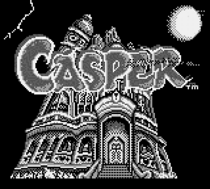 Casper Game Boy GB for retro video game enthusiasts featuring action adventure platforming gameplay friendly ghost adventures haunted mansion exploration puzzle solving family friendly challenges handheld gaming and collectible gaming appeal gameplay 
