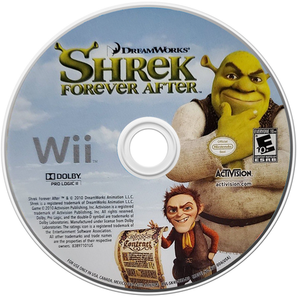 Shrek: Forever After: The Final Chapter – Nintendo Wii (Wii) action-adventure platformer family video game disc