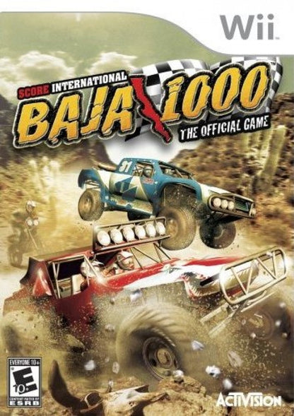SCORE International Baja 1000 cover art for Nintendo Wii (Wii) video game