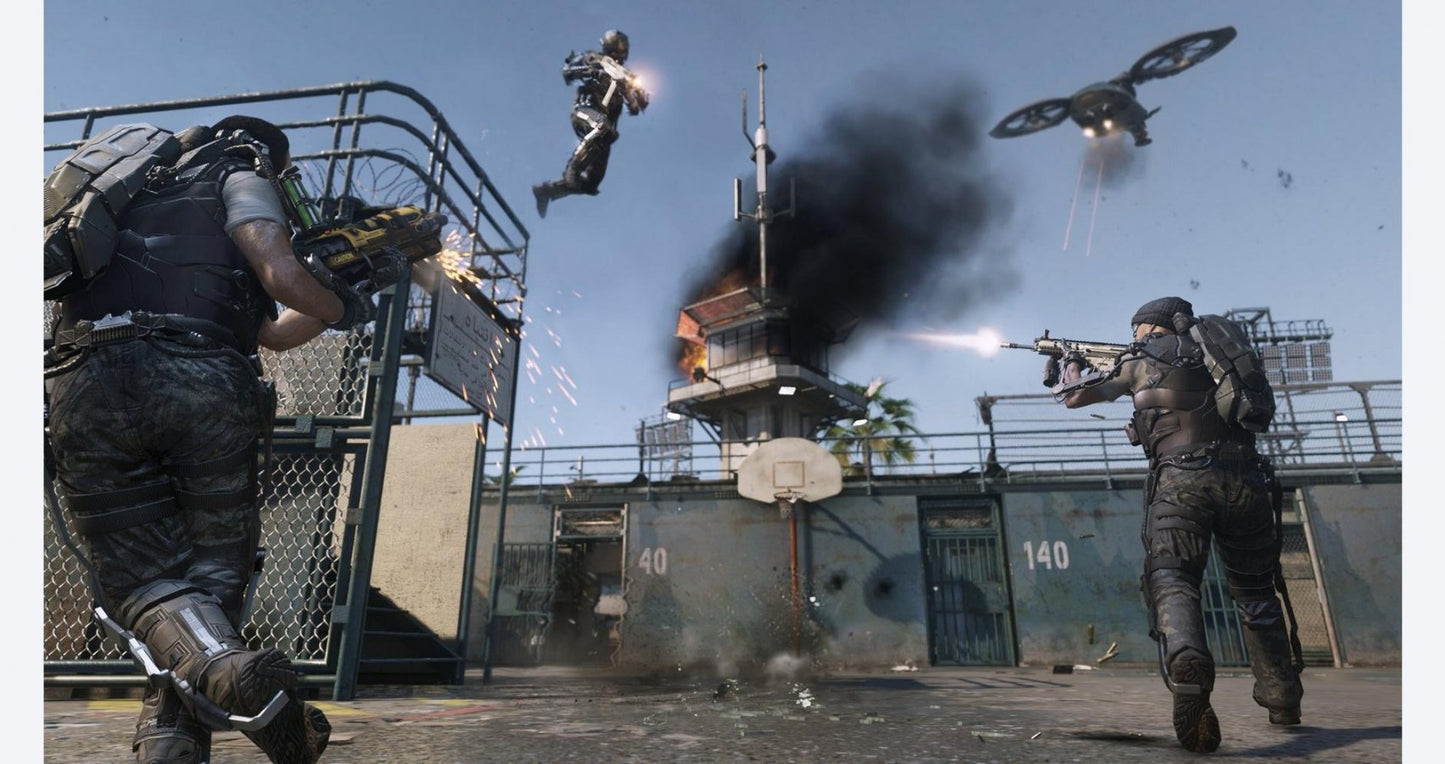 Call of Duty: Advanced Warfare gameplay for Xbox 360 (X360) first-person shooter video game