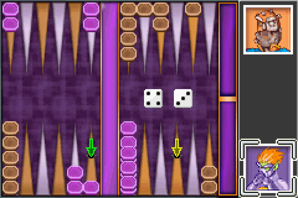 Board Game Classics for Game Boy Advance (GBA), gameplay for a retro video game featuring digital board game adaptations, strategy gameplay, multiplayer modes, and classic tabletop challenges