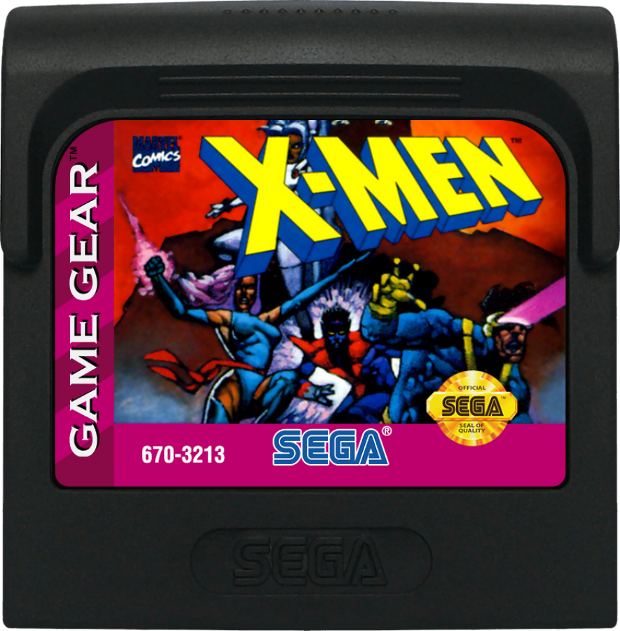 X-Men cartridge for Sega Game Gear (GG) video game
