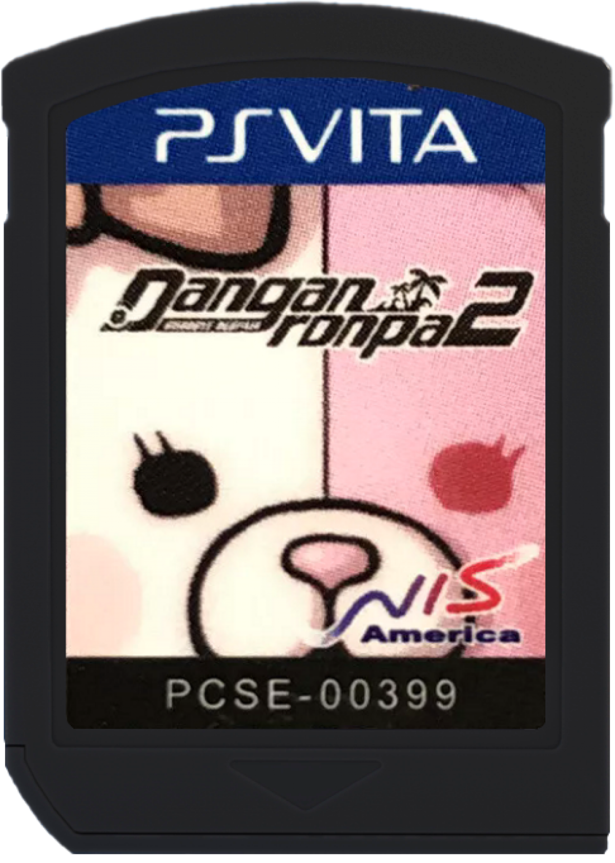 Danganronpa 2 Goodbye Despair PlayStation Vita video game, visual novel adventure, murder mystery investigation, anime-style storytelling, handheld console title cartridge