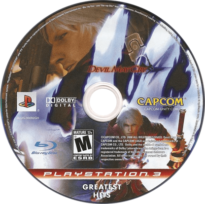 Devil May Cry 4 [Greatest Hits] disc art for PlayStation 3 (PS3) video game