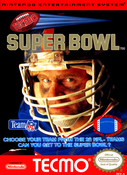 Tecmo Super Bowl cover art for Nintendo Entertainment System (NES) video game