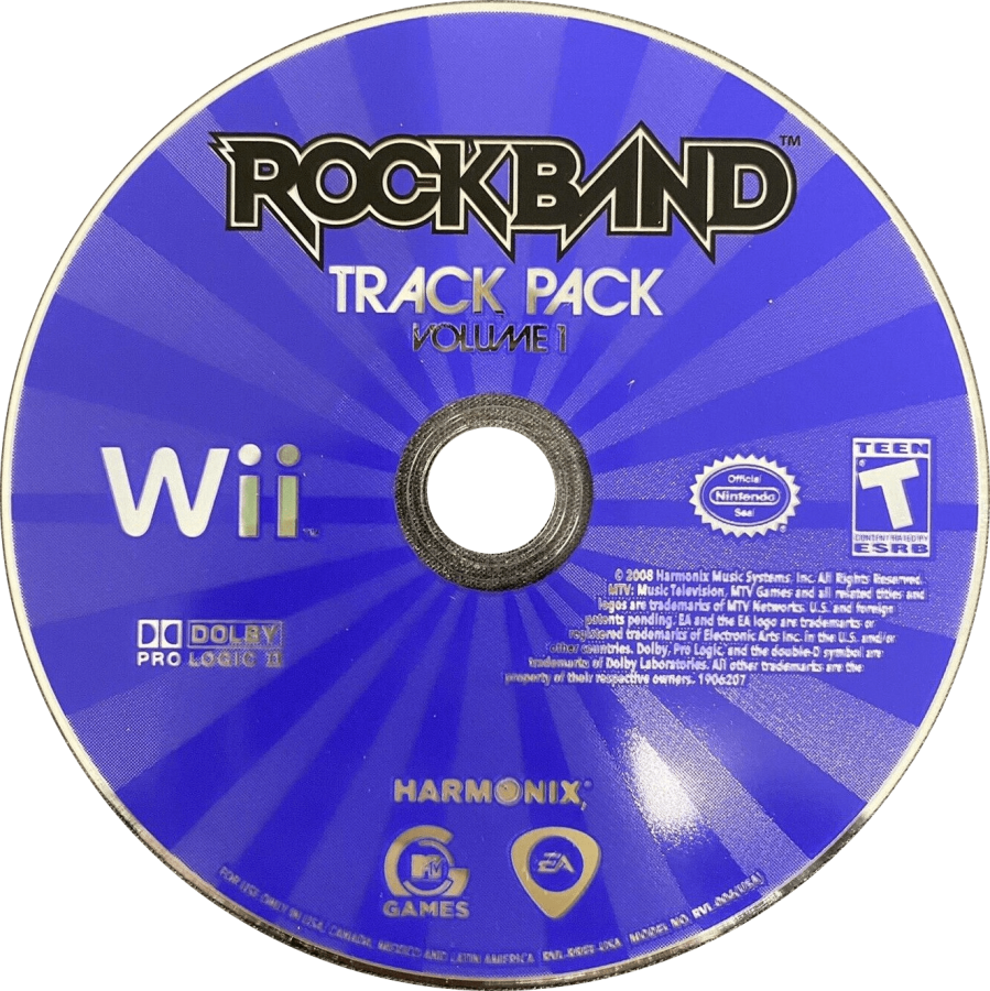 Rock Band Track Pack: Volume 1 – Nintendo Wii (Wii) rhythm music expansion pack video game disc