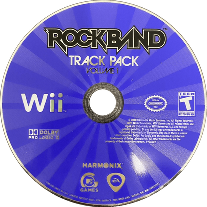 Rock Band Track Pack: Volume 1 – Nintendo Wii (Wii) rhythm music expansion pack video game disc
