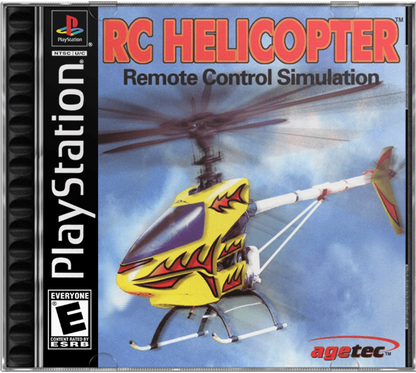 RC Helicopter cover art for PlayStation 1 (PS1) simulation video game