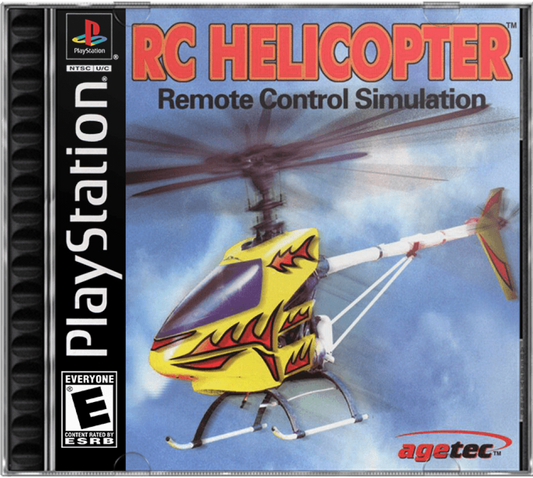 RC Helicopter cover art for PlayStation 1 (PS1) video game
