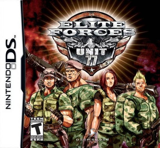 Elite Forces Unit 77 cover art for Nintendo DS (DS) video game