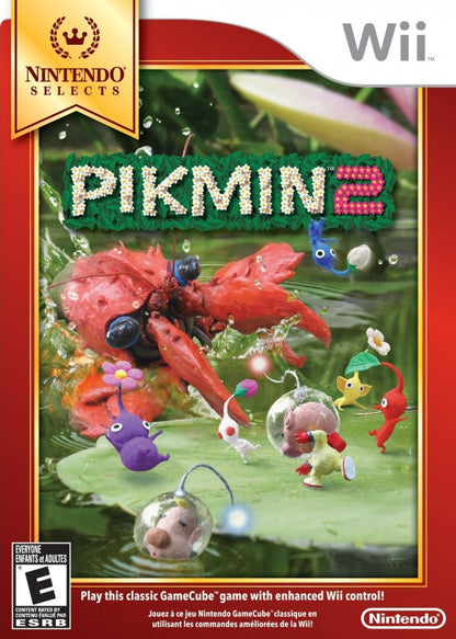 Pikmin 2 [Nintendo Selects] – Nintendo Wii (Wii) real-time strategy puzzle adventure video game cover art