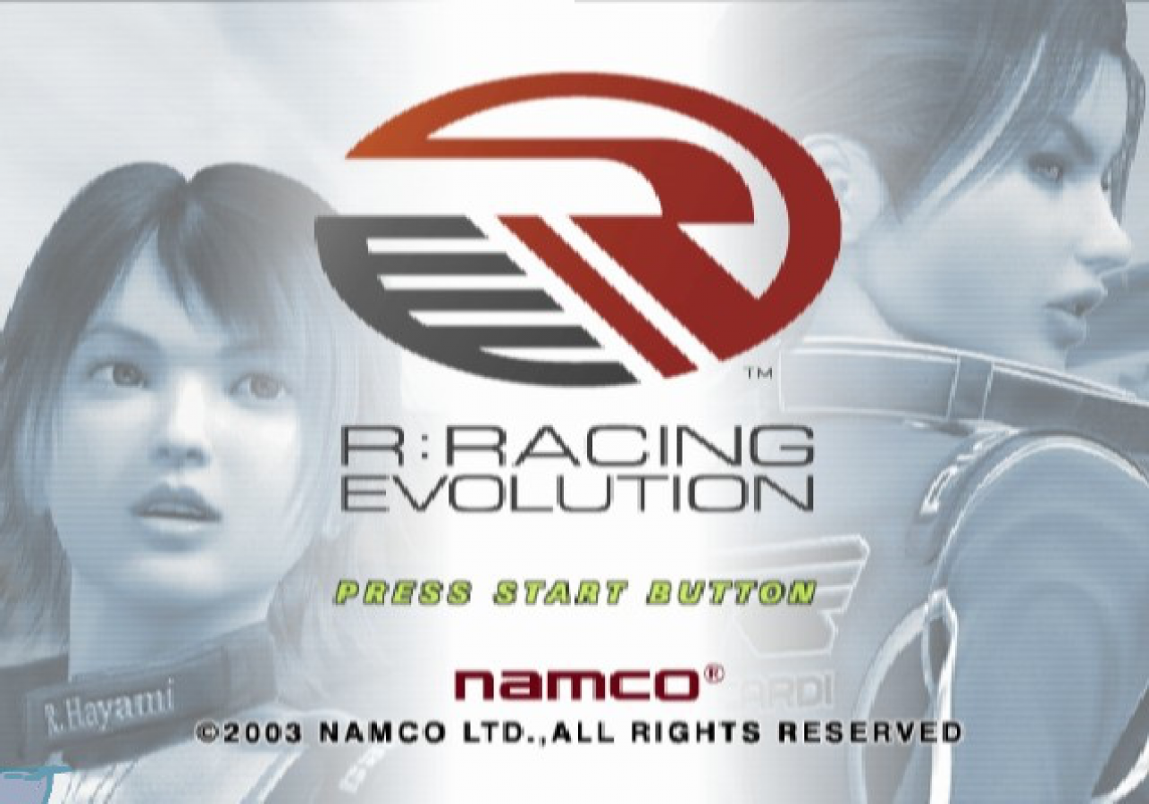 R: Racing Evolution – PlayStation 2 (PS2) video game gameplay, arcade-style racing simulation game.