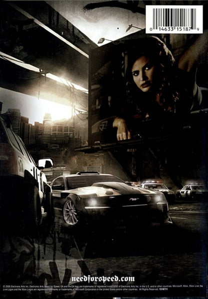 LocalID_31097Need for Speed Most Wanted Black Edition back cover art for XBOX video game. 