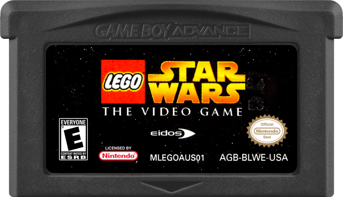 LEGO Star Wars game cartridge for Game Boy Advance (GBA) video game