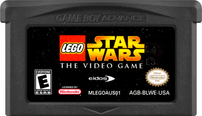 LEGO Star Wars game cartridge for Game Boy Advance (GBA) video game