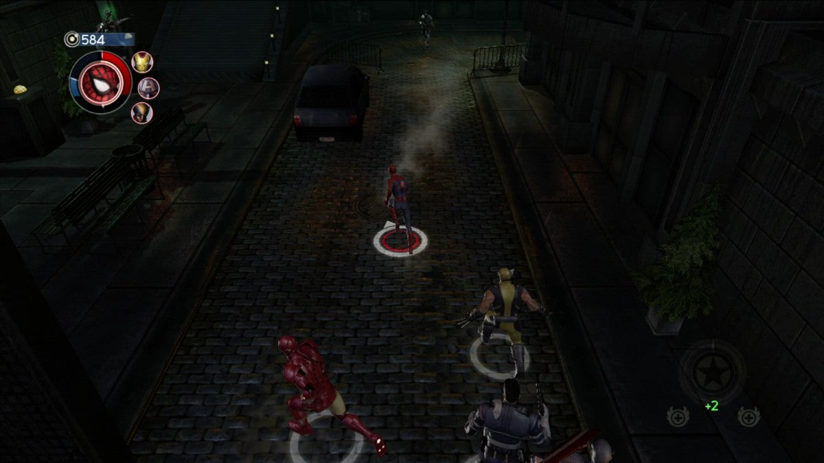 Marvel: Ultimate Alliance 2 gameplay for Xbox 360 (X360) action role-playing superhero video game