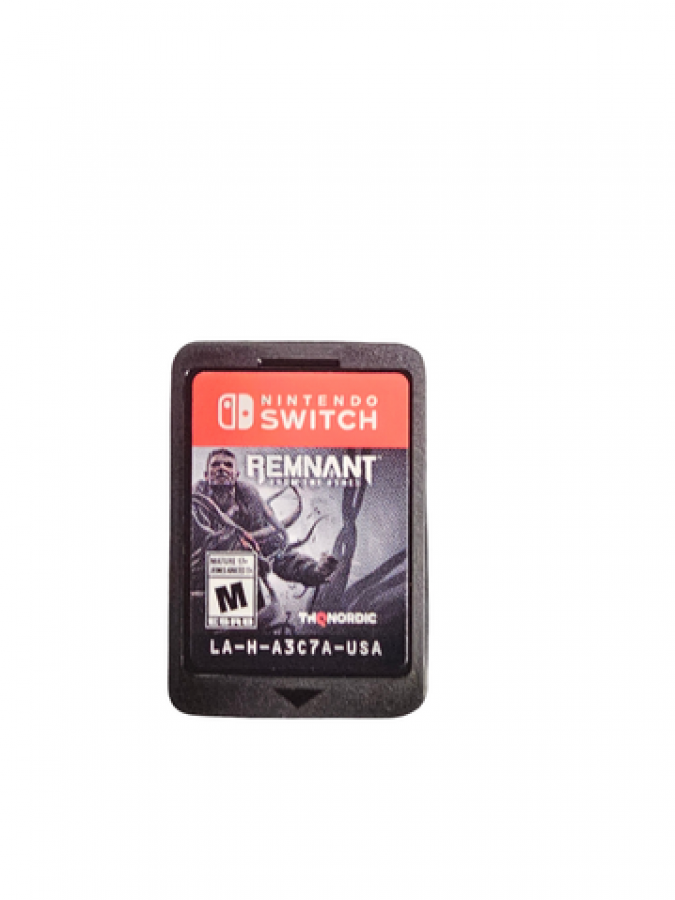Remnant From the Ashes Nintendo Switch NS for third person action role playing video game fans featuring intense gunplay challenging enemies procedurally generated worlds boss battles character customization weapon upgrades cooperative multiplayer and dark post apocalyptic fantasy exploration collectible gaming appeal cartridge