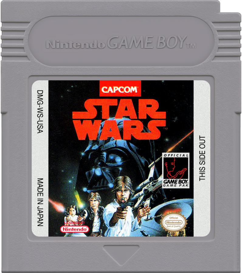 Star Wars cartridge art for Game Boy (GB) video game