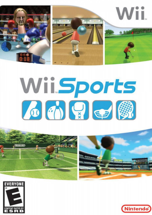 Wii Sports cover art for Nintendo Wii (Wii) video game