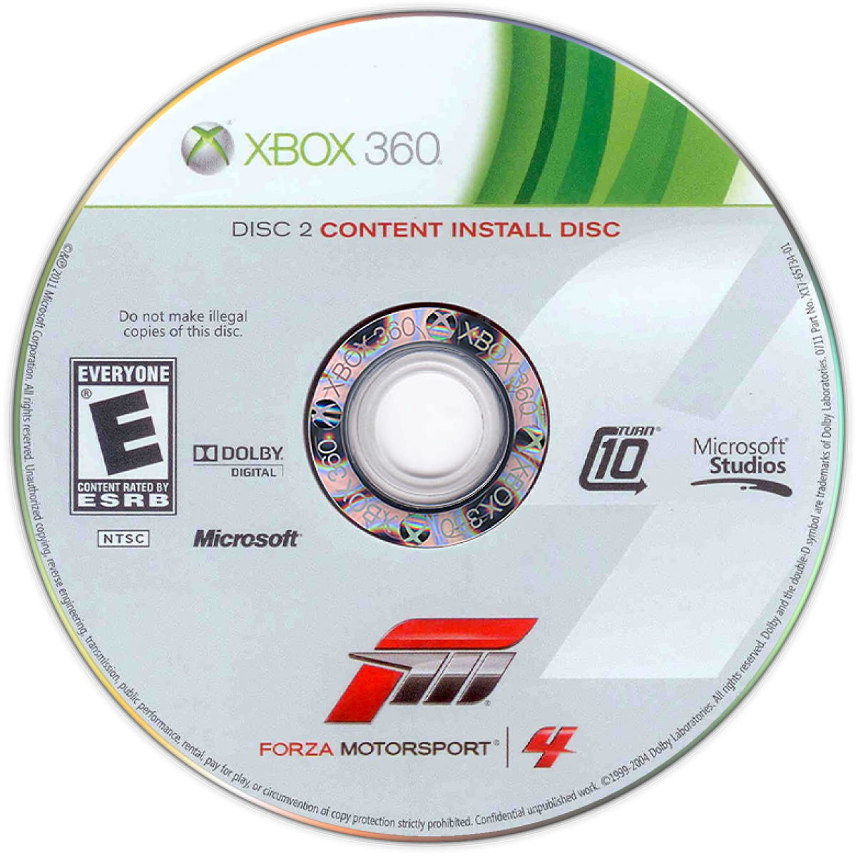 Forza Motorsport 4 for Xbox 360 racing simulation video game featuring realistic driving physics extensive car roster dynamic tracks Kinect support and immersive next generation motorsports experience disc 2 