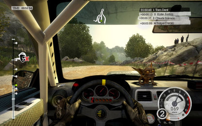 DiRT 2 for Xbox 360 off road racing video game featuring rally and extreme motorsports events dynamic tracks realistic handling competitive multiplayer and immersive Codemasters racing experience gameplay