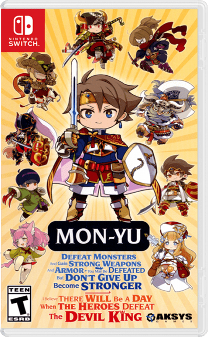 Mon-Yu Nintendo Switch Front Cover Art for the Nintendo Switch Video Game