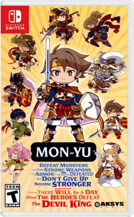 Mon-Yu Nintendo Switch Front Cover Art for the Nintendo Switch Video Game