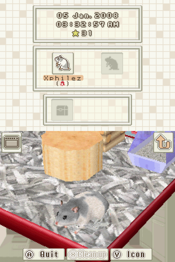 Petz: Hamsterz Life 2 gameplay for Nintendo DS (DS) hamster pet care simulation video game