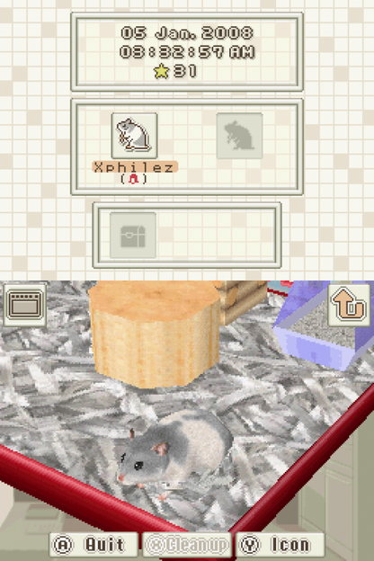 Petz: Hamsterz Life 2 gameplay for Nintendo DS (DS) hamster pet care simulation video game