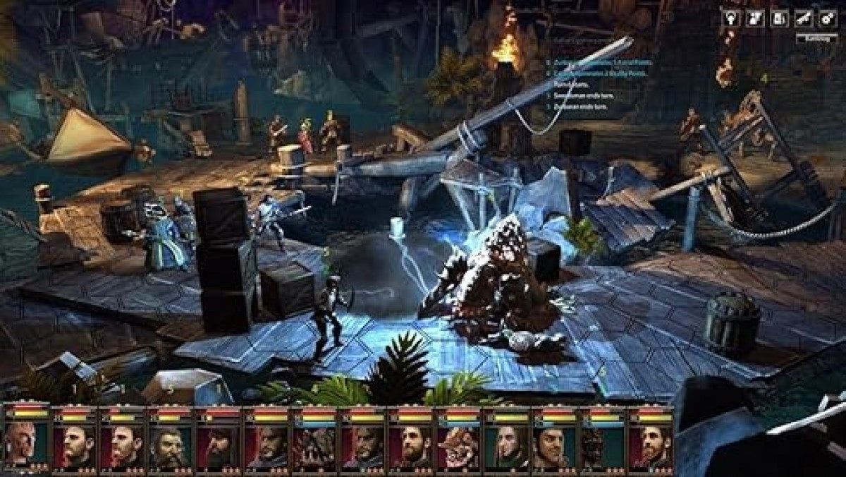 Blackguards 2 – Xbox One (XONE) gameplay for tactical turn-based strategy RPG game