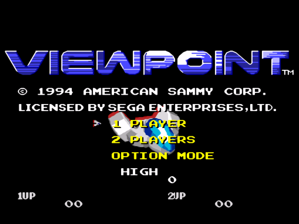 Viewpoint Sega Genesis GEN for retro video game enthusiasts featuring isometric shoot em up gameplay fast paced arcade action futuristic spacecraft combat intense enemy waves challenging boss battles vibrant 16 bit graphics and collectible gaming appeal gameplay 