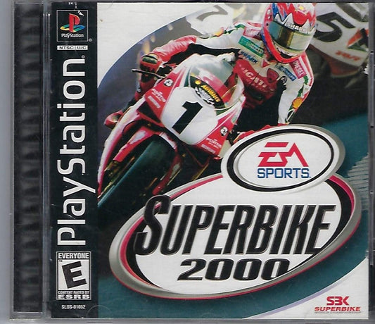 Superbike 2000 cover art for PlayStation 1 (PS1) video game