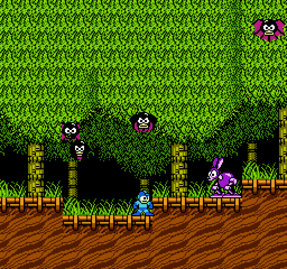 Mega Man 2 gameplay image for Nintendo Entertainment System (NES) retro video game